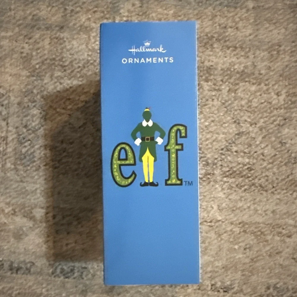 New Hallmark Ornaments Elf Buddy & Narwhal Christmas Tree‎ Ornament Set *NIB*